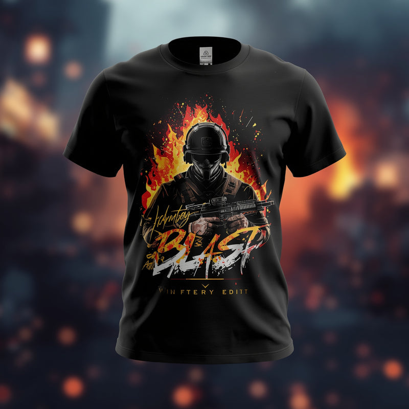 Black Nova Vector Tee - Black T-Shirt