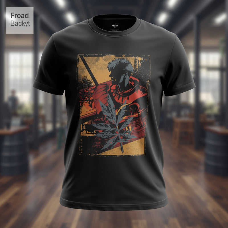 Black Classic Wave Tee - Black T-Shirt