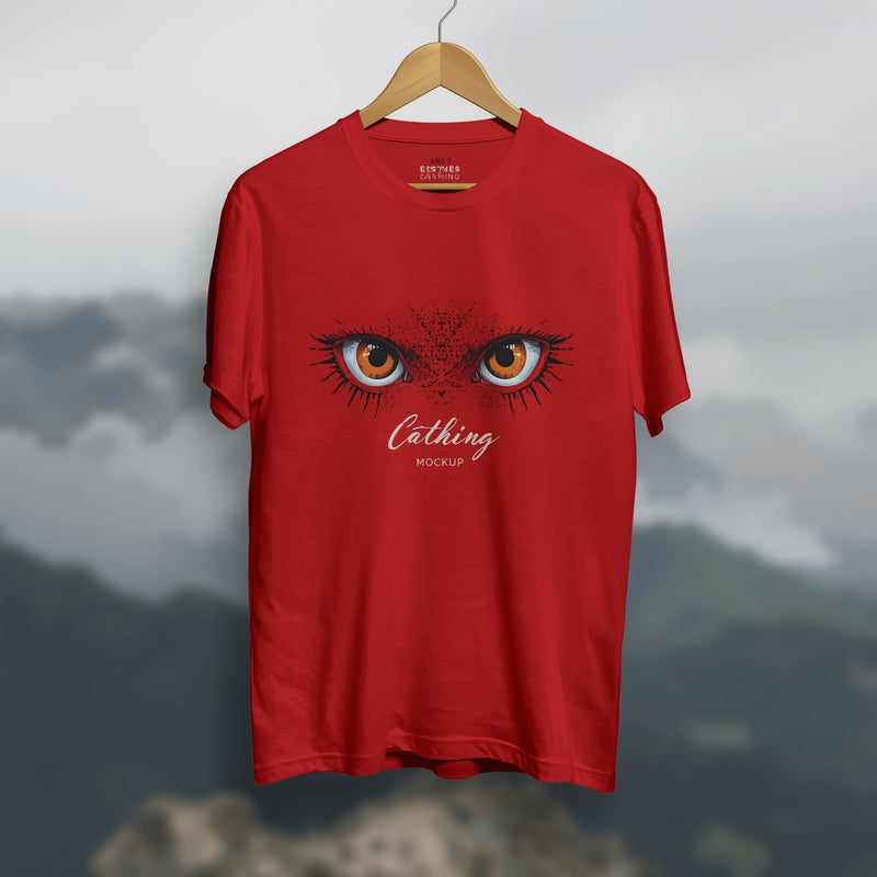 Red Classic Wave Tee - Red T-Shirt