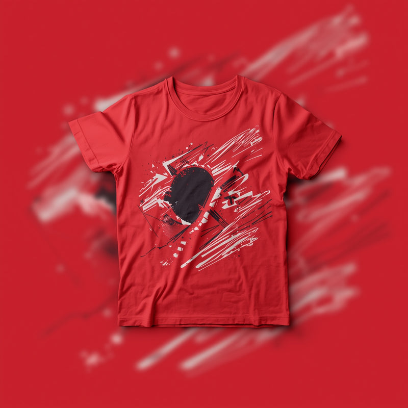 Red Nova Vector Tee - Red T-Shirt