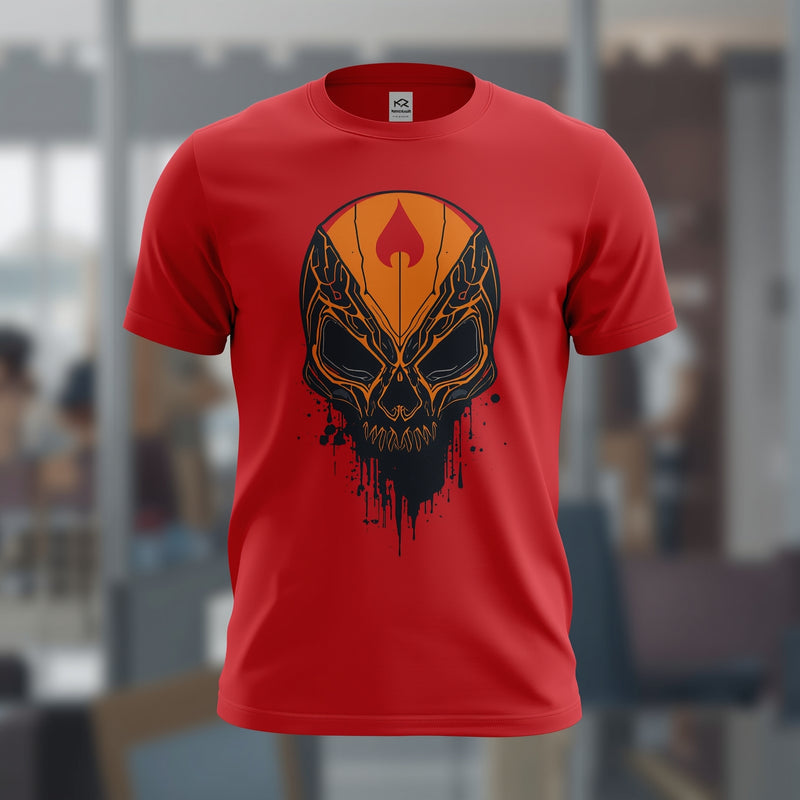 Red Bold Frame Tee - Red T-Shirt