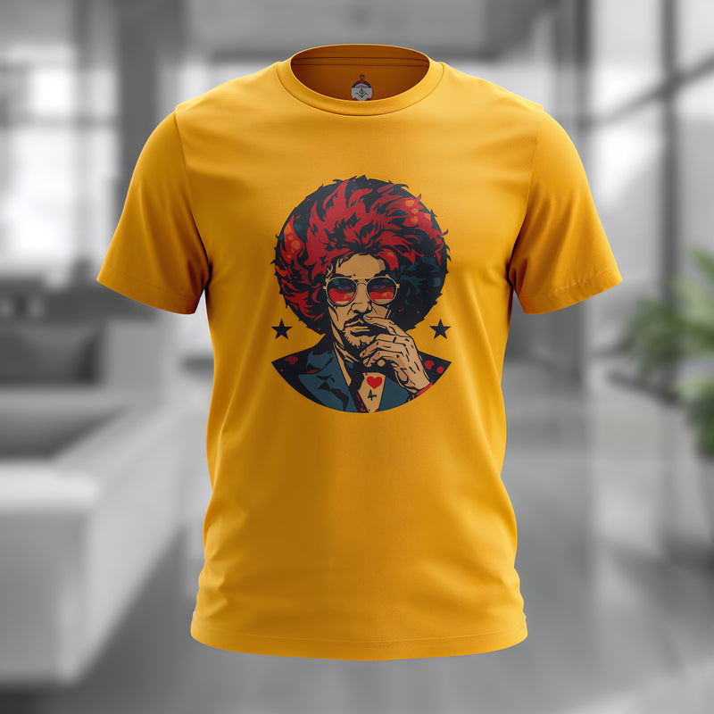 Yellow Classic Wave Tee - Yellow T-Shirt