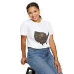 Steampunk USA Map T-Shirt — Vintage Gear & Cog Americana Tee