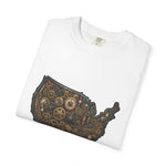 Steampunk USA Map T-Shirt — Vintage Gear & Cog Americana Tee
