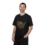 Steampunk USA Map T-Shirt — Vintage Gear & Cog Americana Tee