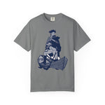T-Shirt — Revolutionary Patriot in Boat Illustration