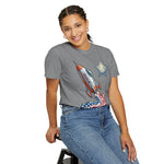 American Rocket T-Shirt — Patriotic USA Spaceship Graphic Tee