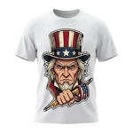 Uncle Sam Pointing T-Shirt — Patriotic USA Graphic Tee for 4th of July