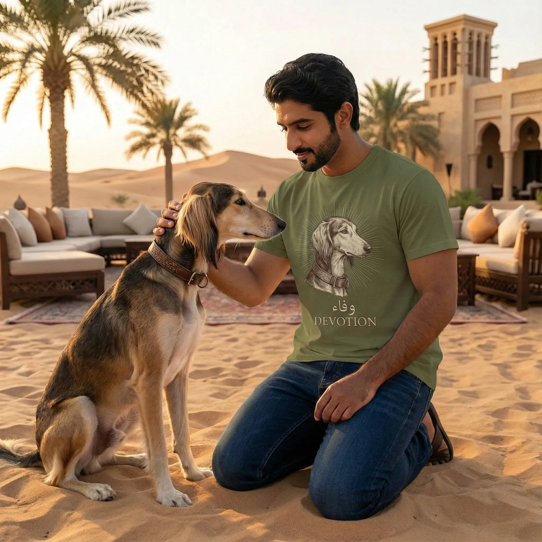 الوفاء | The Royal Saluki - Loyalty & Devotion Tee