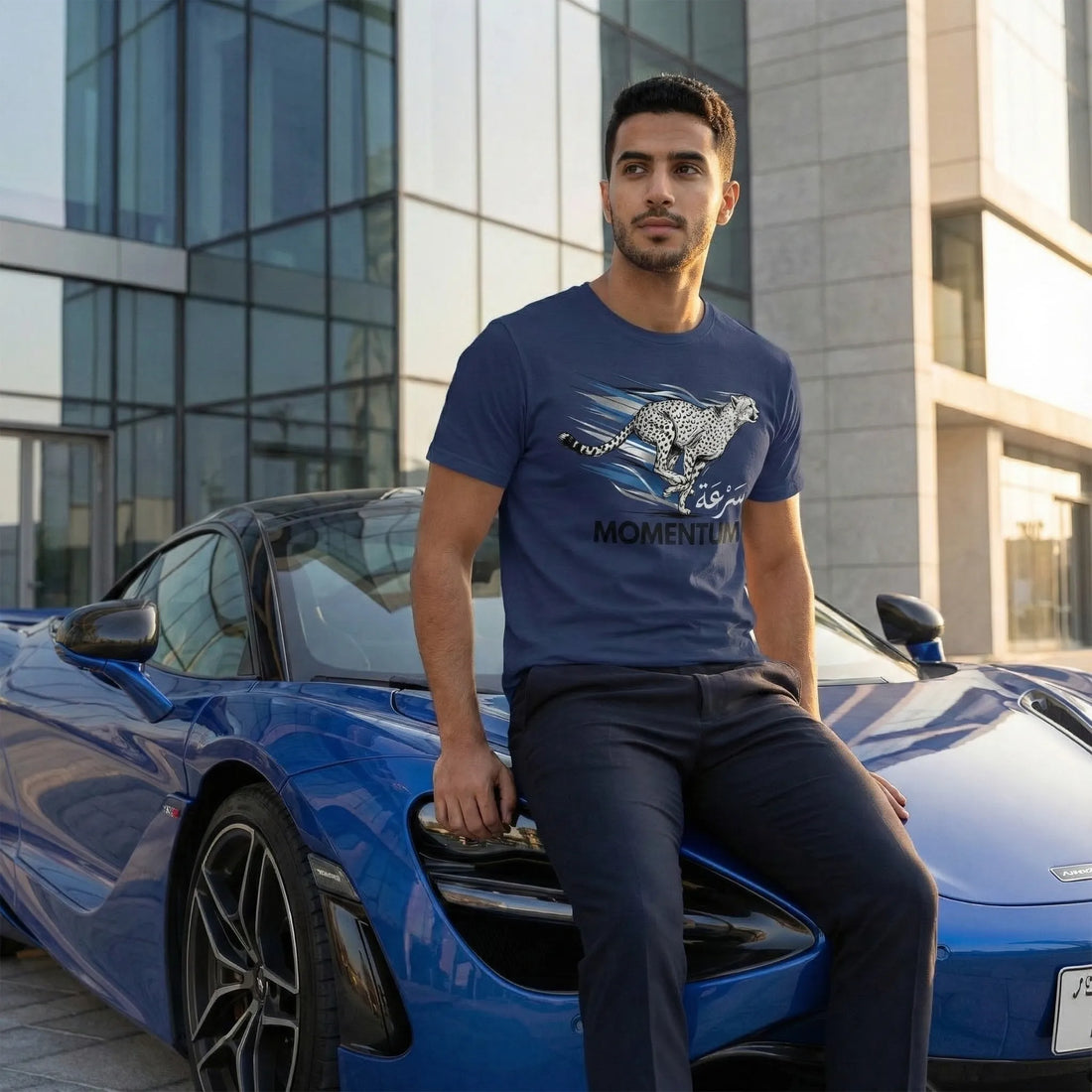 السرعة | The Hunting Cheetah - Momentum Luxury Tee