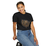 Steampunk USA Map T-Shirt — Vintage Gear & Cog Americana Tee