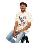 American Rocket T-Shirt — Patriotic USA Spaceship Graphic Tee