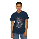 Statue of Liberty Graphic T-Shirt — Patriotic Neo-Traditional Liberty Design