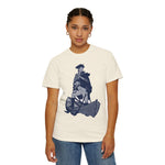 T-Shirt — Revolutionary Patriot in Boat Illustration