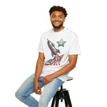 American Rocket T-Shirt — Patriotic USA Spaceship Graphic Tee