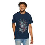 Statue of Liberty Graphic T-Shirt — Patriotic Neo-Traditional Liberty Design