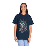 Statue of Liberty Graphic T-Shirt — Patriotic Neo-Traditional Liberty Design