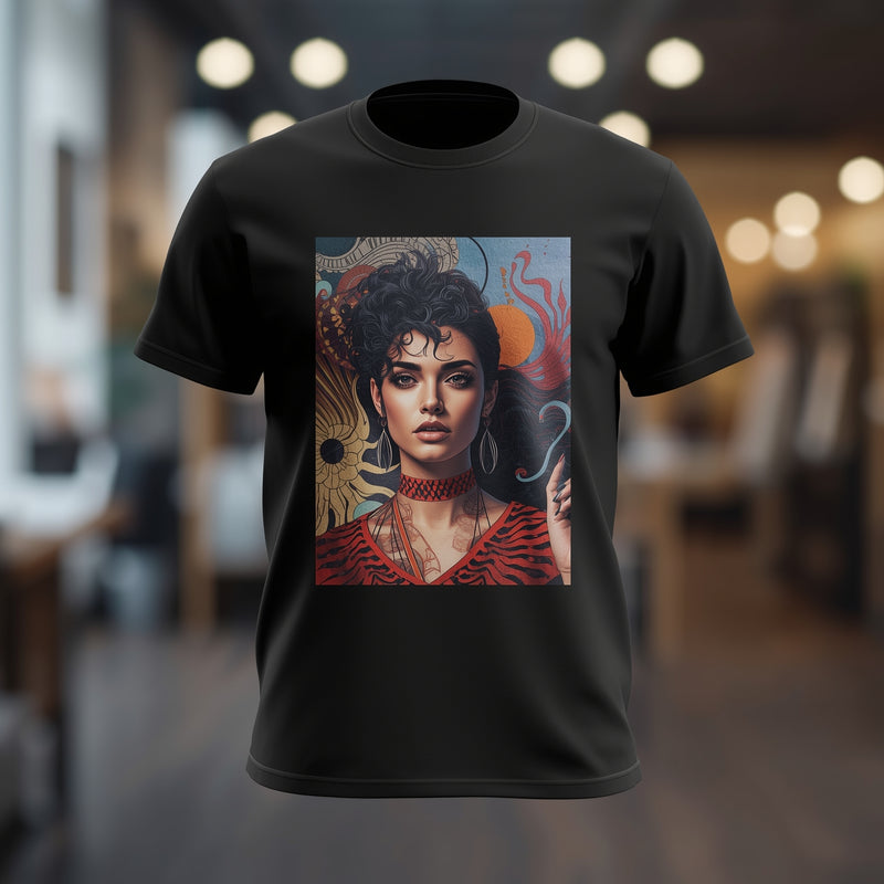 Black Infinity Flux Tee - Black T-Shirt