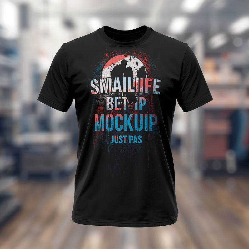 Black Stealth Edge Tee - Black T-Shirt
