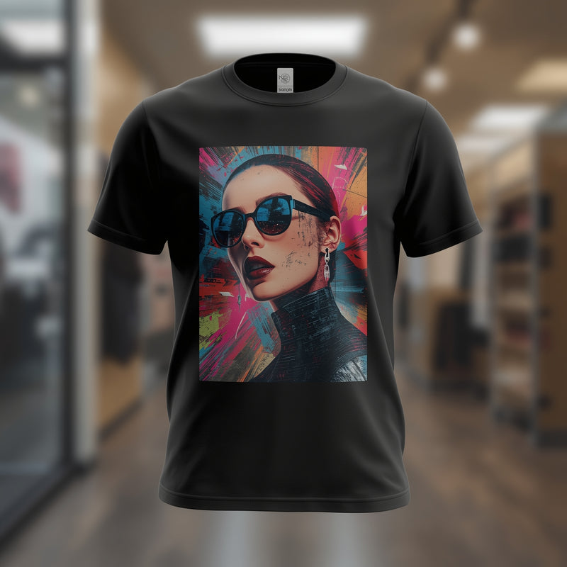 Black Infinity Flux Tee - Black T-Shirt