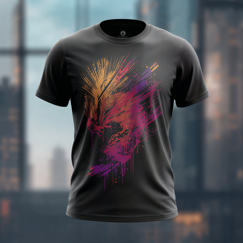 Black Nova Vector Tee - Black T-Shirt