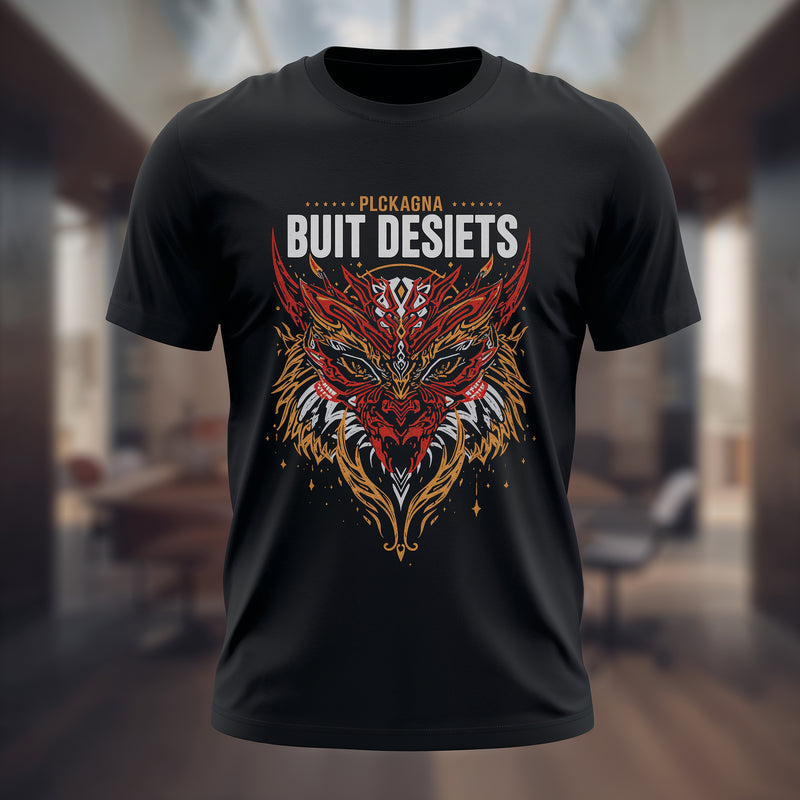 Black Bold Frame Tee - Black T-Shirt