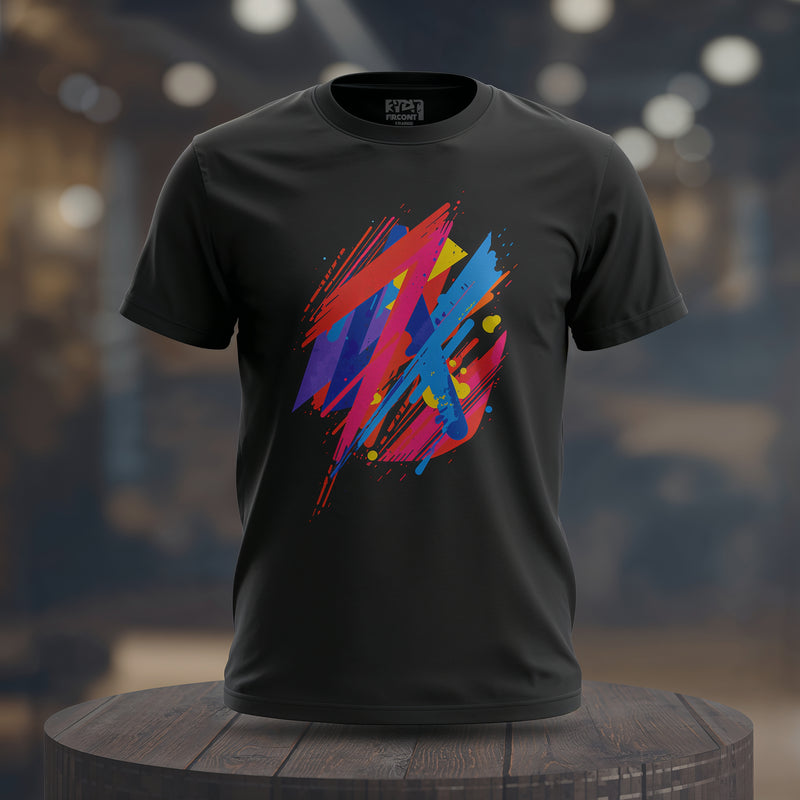 Black Nova Vector Tee - Black T-Shirt
