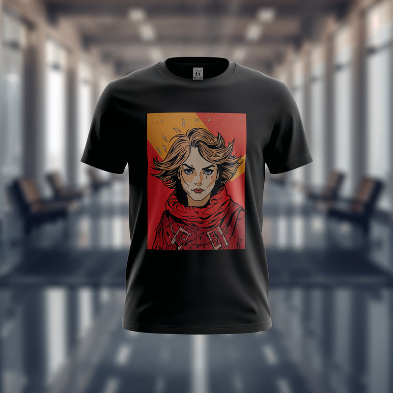 Black Bold Frame Tee - Black T-Shirt