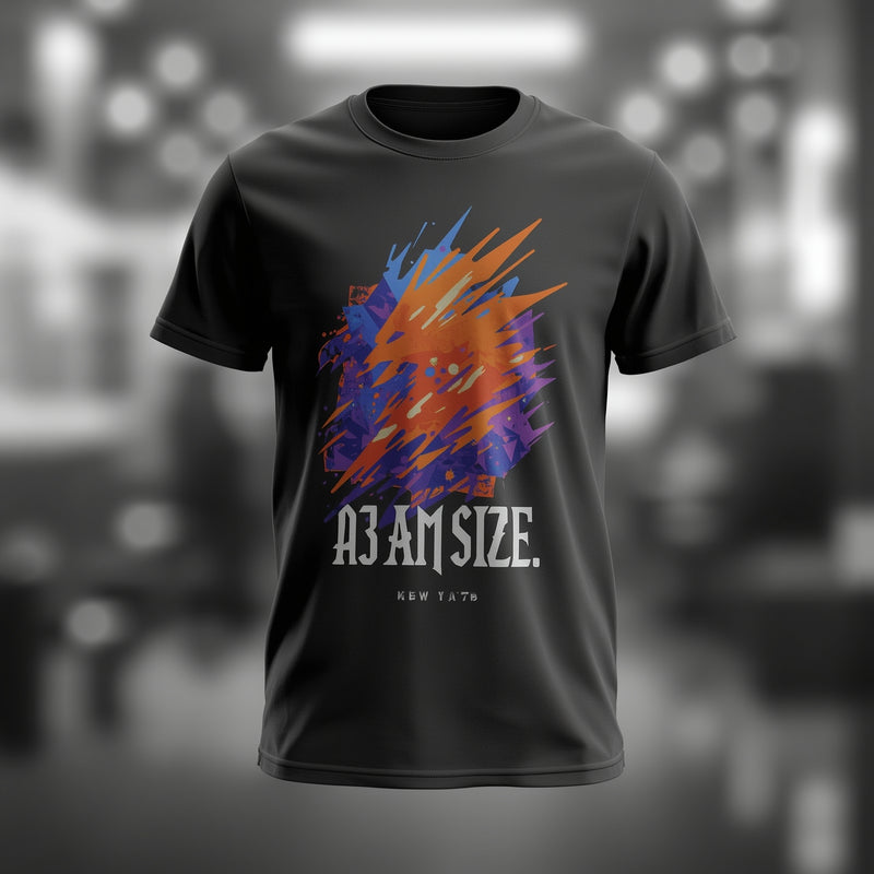 Black Infinity Flux Tee - Black T-Shirt