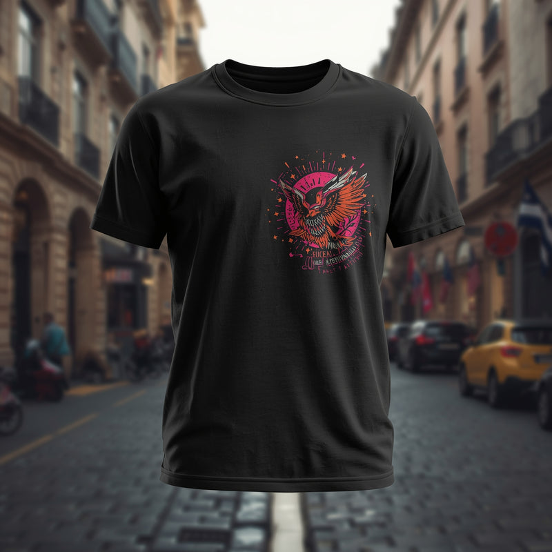 Black Bold Frame Tee - Black T-Shirt