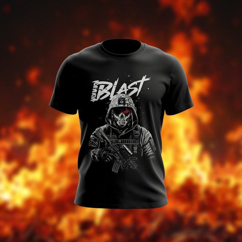 Black Classic Wave Tee - Black T-Shirt