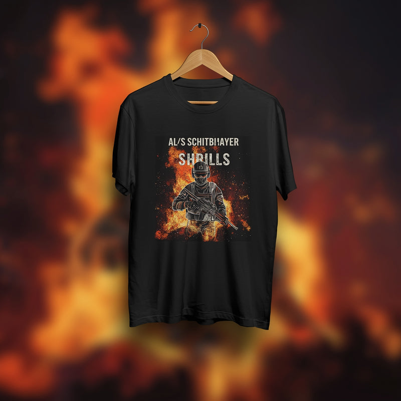 Black Bold Frame Tee - Black T-Shirt