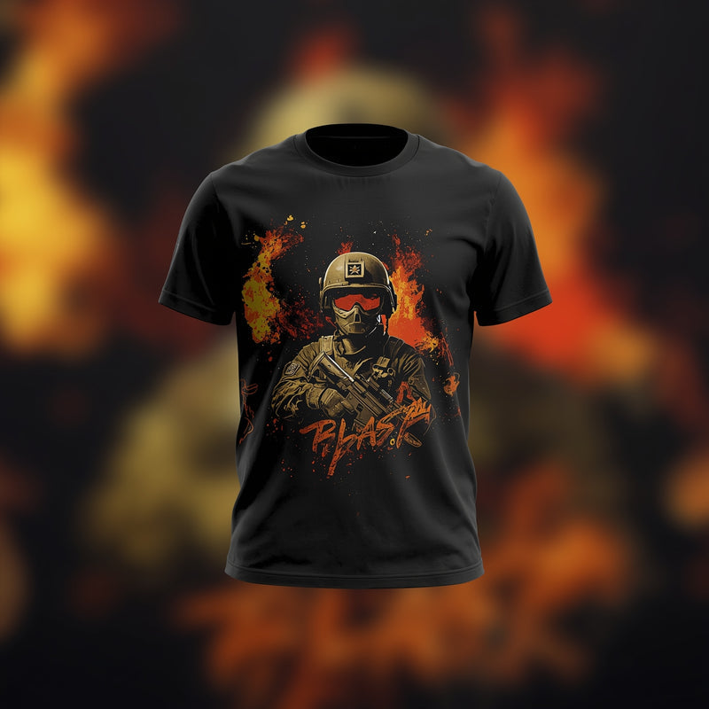 Black Signature Signal Tee - Black T-Shirt