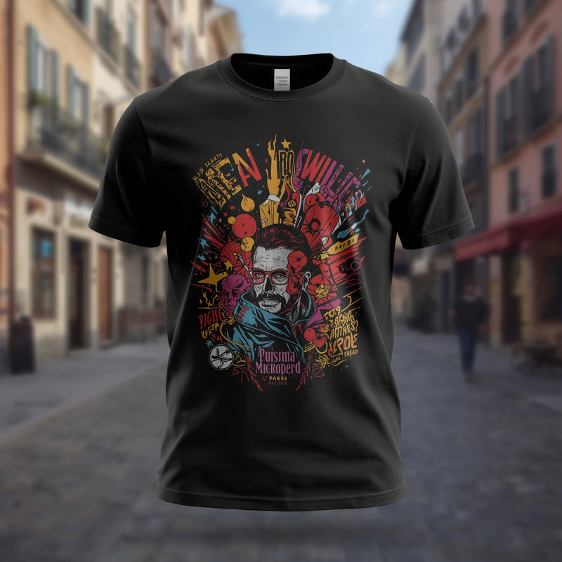Black Bold Frame Tee - Black T-Shirt
