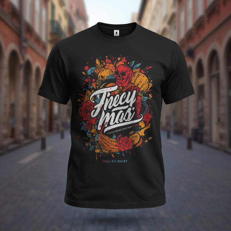 Black Bold Frame Tee - Black T-Shirt