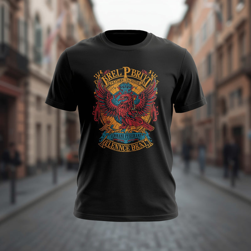 Black Bold Frame Tee - Black T-Shirt