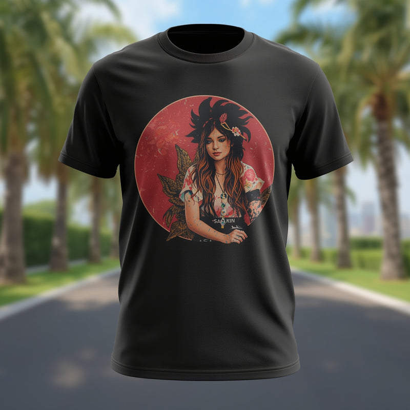 Black Bold Frame Tee - Black T-Shirt