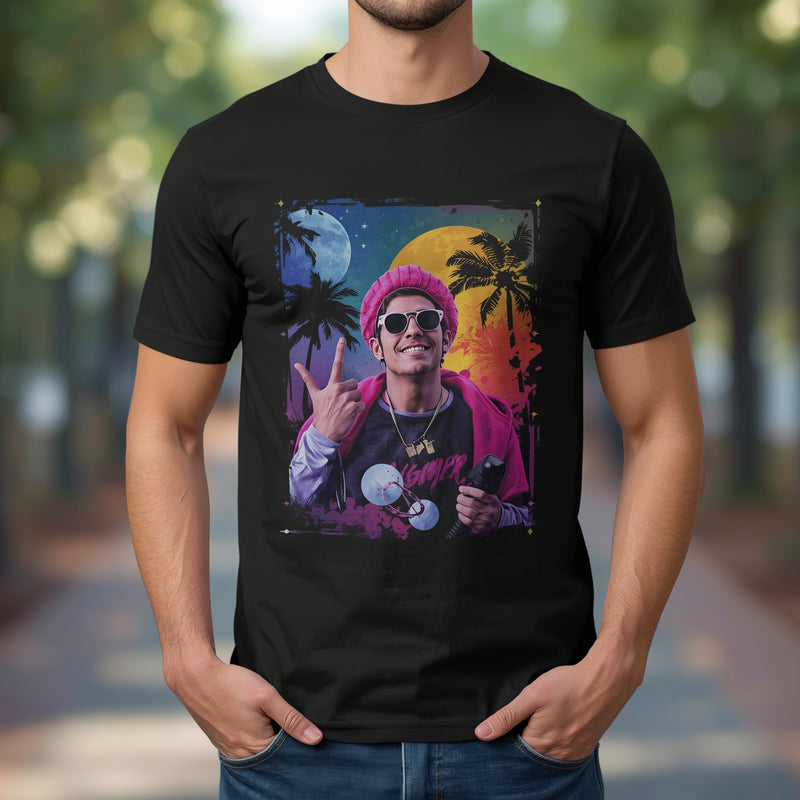Black Infinity Flux Tee - Black T-Shirt
