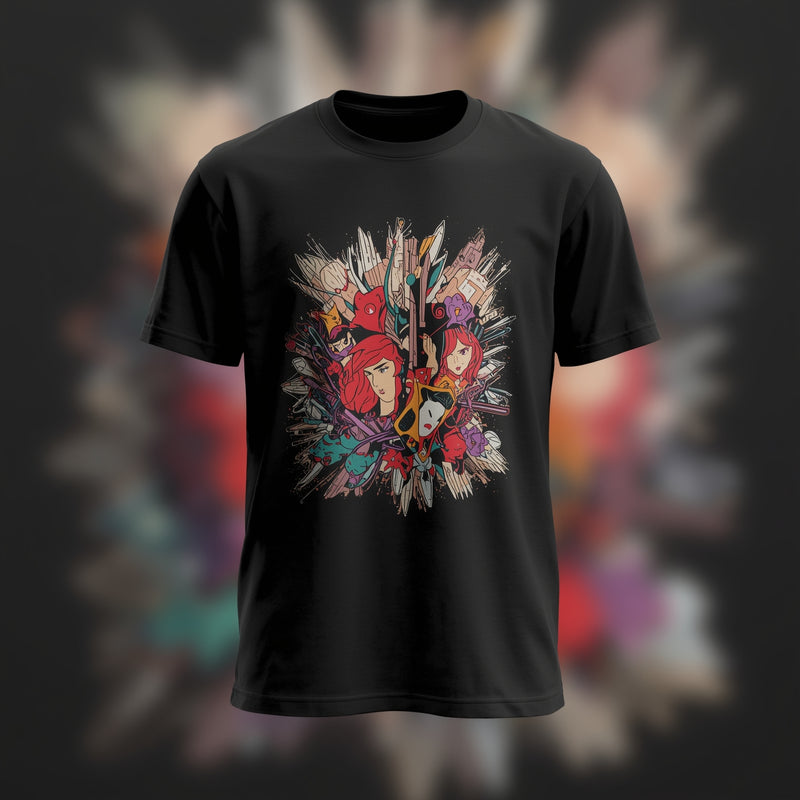 Black Nova Vector Tee - Black T-Shirt