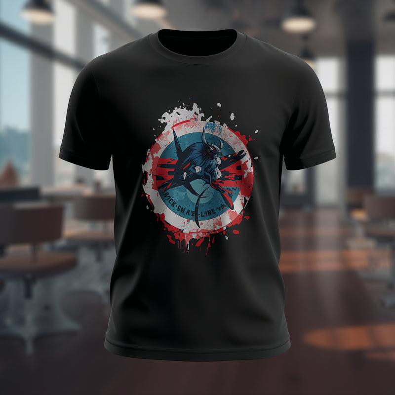 Black Bold Frame Tee - Black T-Shirt