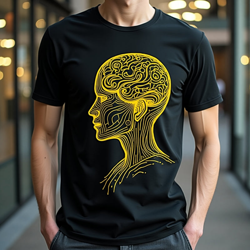 Black Infinity Flux Tee - Black T-Shirt