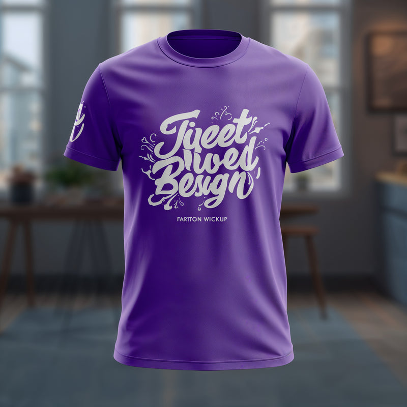 Black Bold Frame Tee - Black T-Shirt