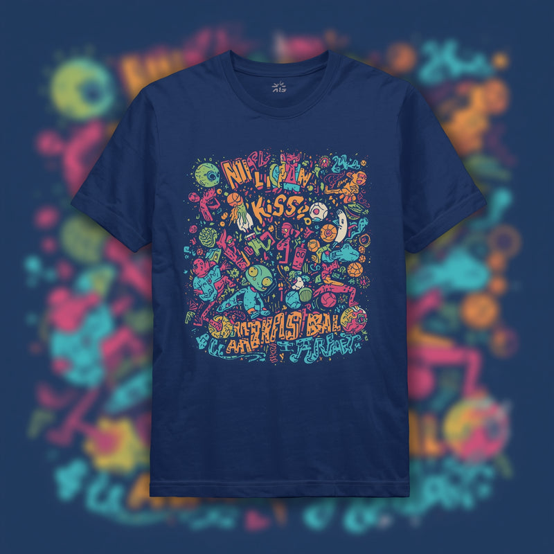 Black Signature Signal Tee - Black T-Shirt