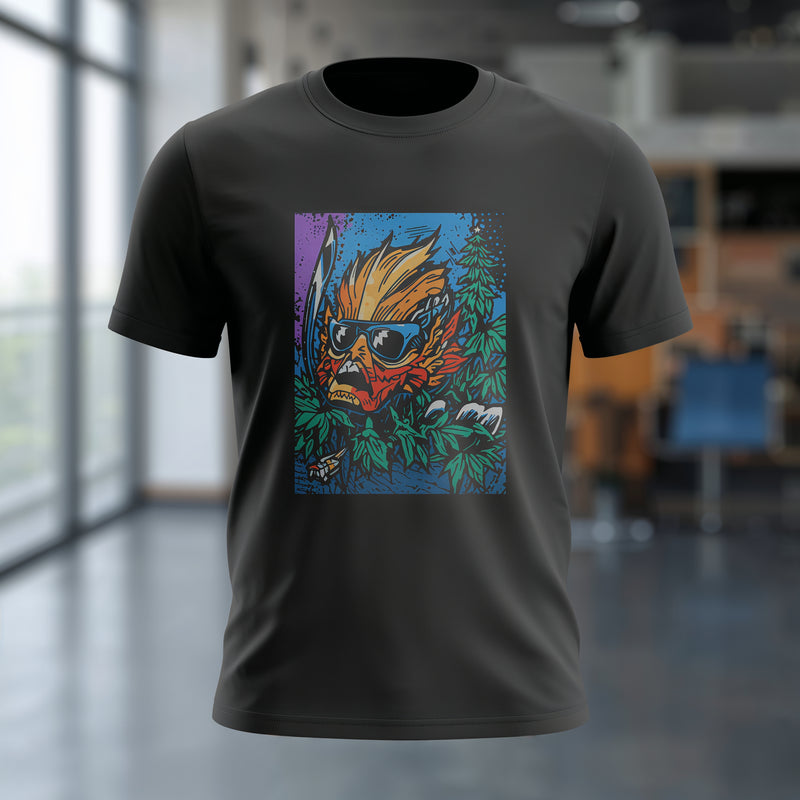 Black Classic Wave Tee - Black T-Shirt