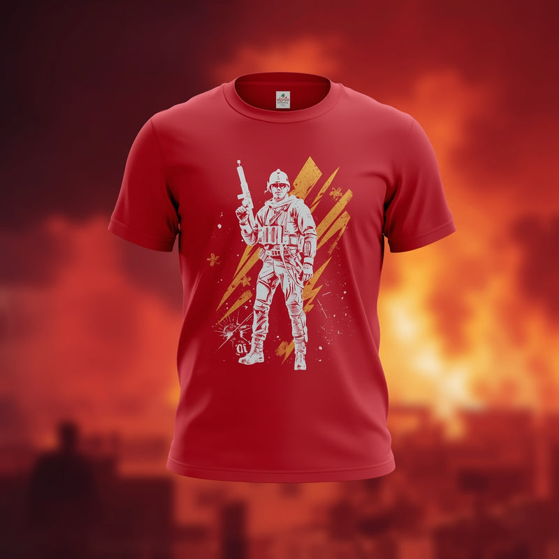 Lucid Origin Make Mockupblur — Dragon Red T-Shirt