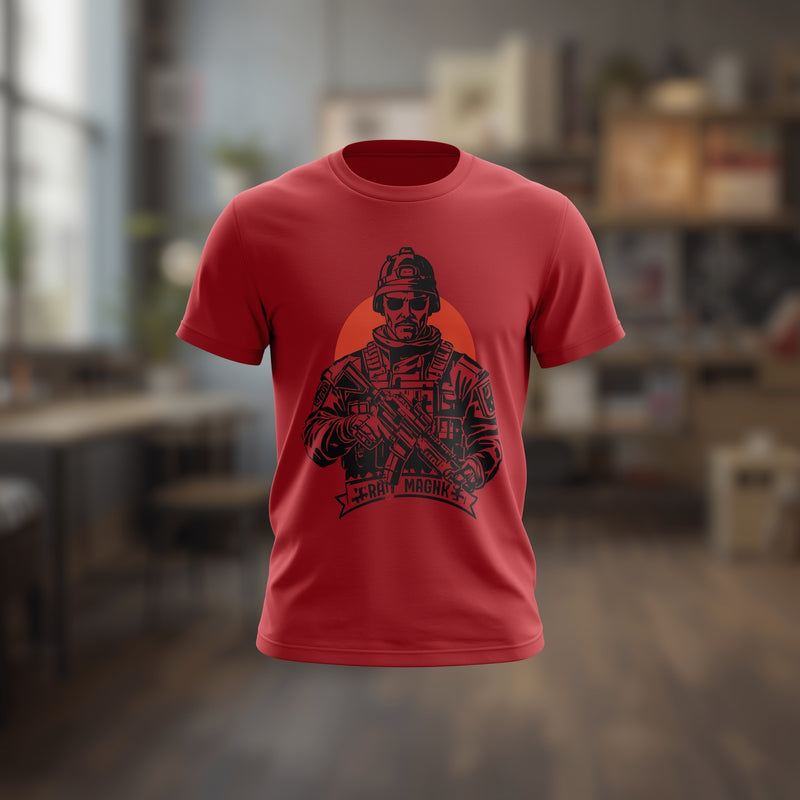 Lucid Origin Make Mockupblur — Dragon Red T-Shirt