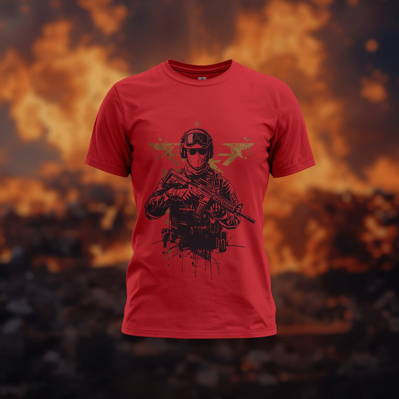 Lucid Origin Make Mockupblur — Dragon Red T-Shirt