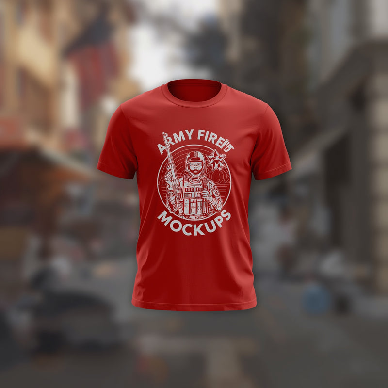 Lucid Origin Make Mockupblur — Dragon Red T-Shirt