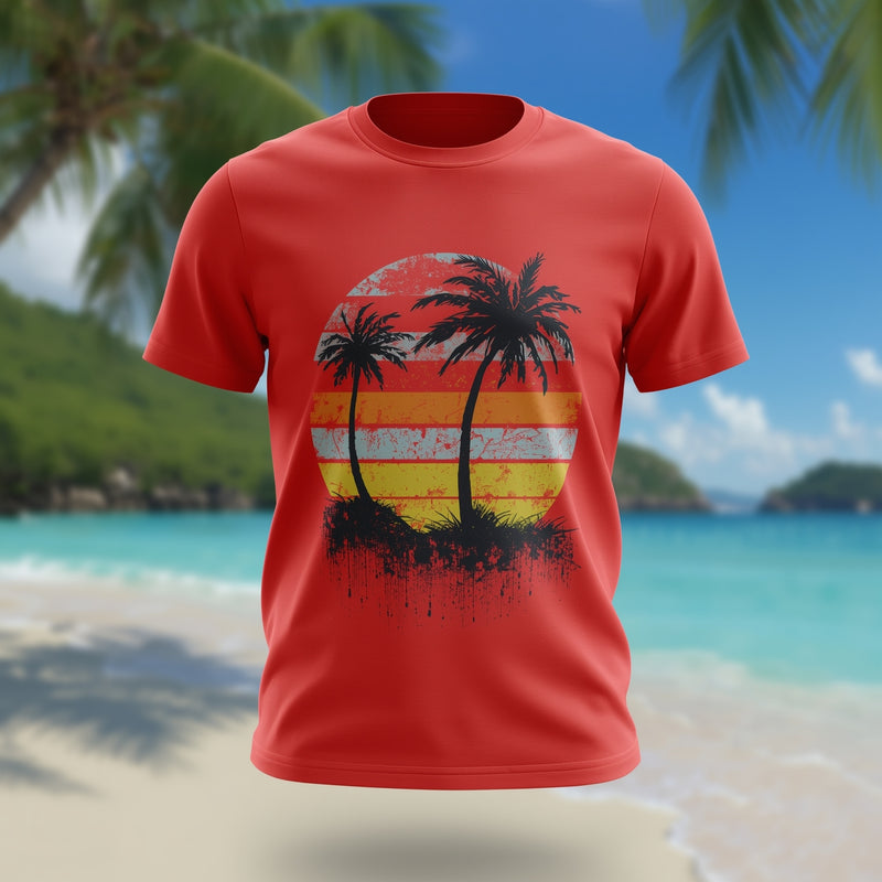 Red Nova Vector Tee - Red T-Shirt