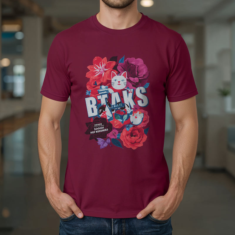 Red Classic Wave Tee - Red T-Shirt